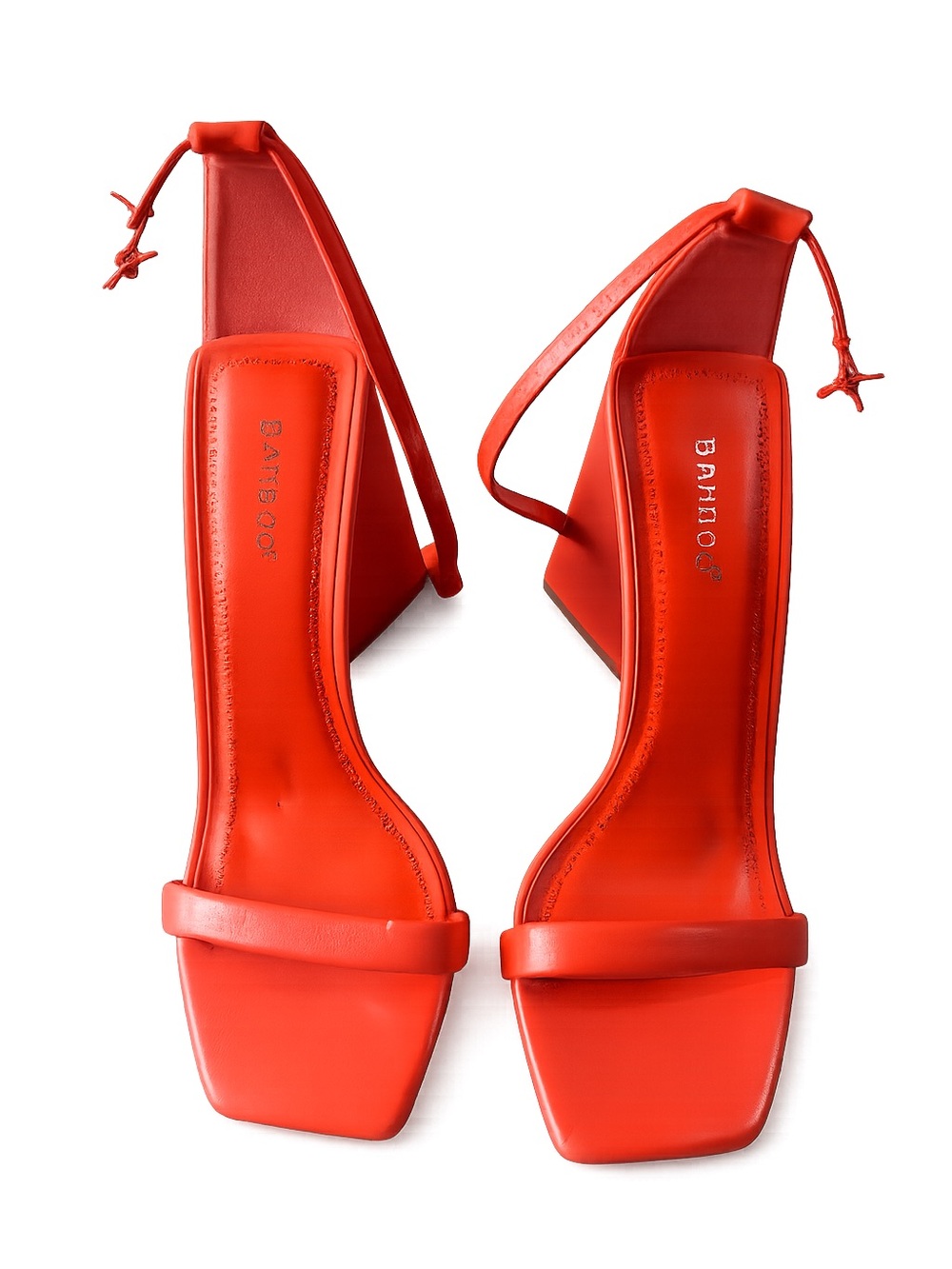 Geometric Block Heel Ankle Strap Sandals | Statement Heel | Size 8 1/2